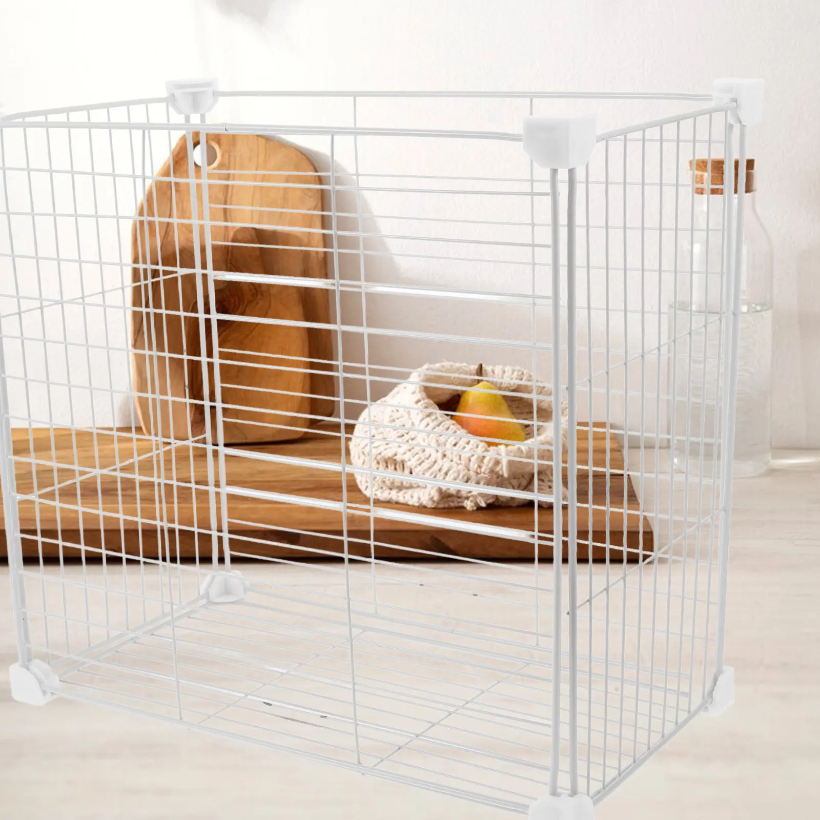 Freezer Organizer Bin Wire Basket Upright Freezer Pantry Storage Organizers Foods Vegetables Snacks Refrigerator Basket
