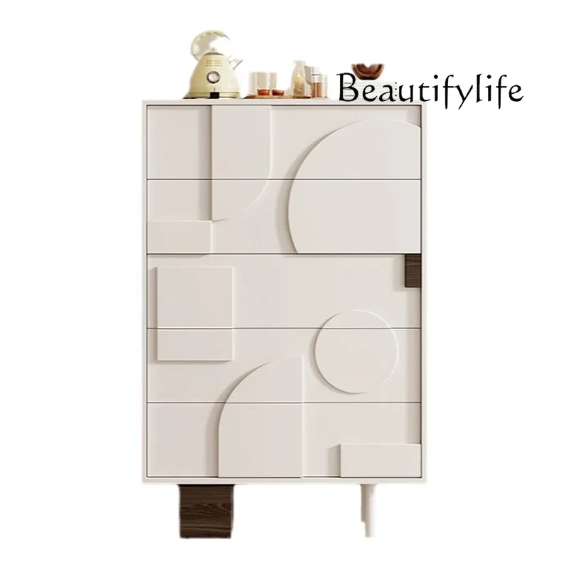 

Chest of Drawers Bedroom Light Luxury Entrance Cabinet Chest of Drawers Small Apartment Living Room Curio Cabinet