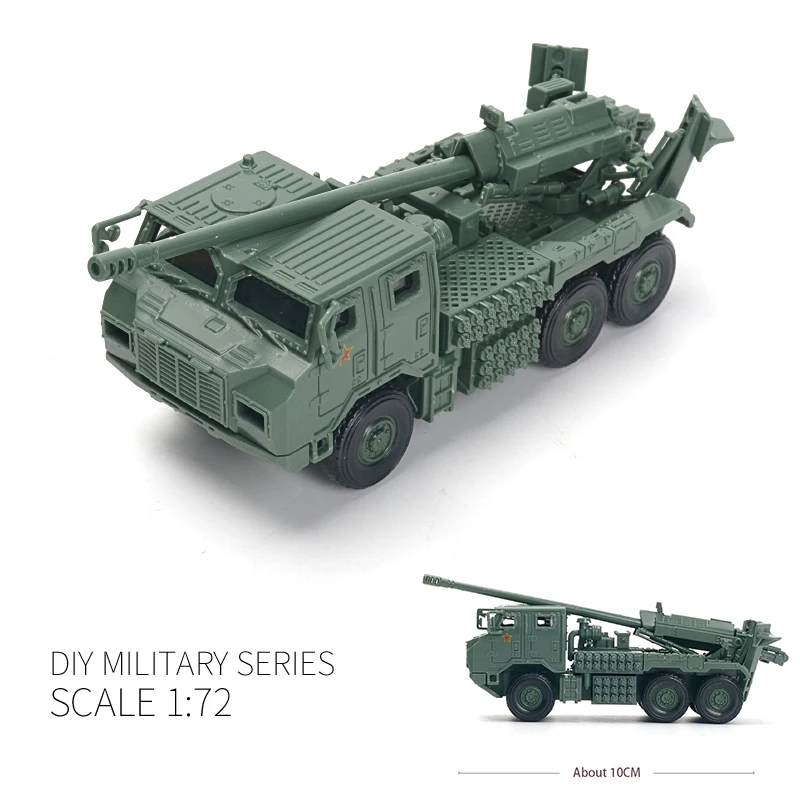 

1/72 Армейская военная модель PCL-181 Самоходный пистолет Antiaircraft Ракета в сборе Автомобиль Танк Грузовик Пушка Автомобиль-головоломка Модель игрушки