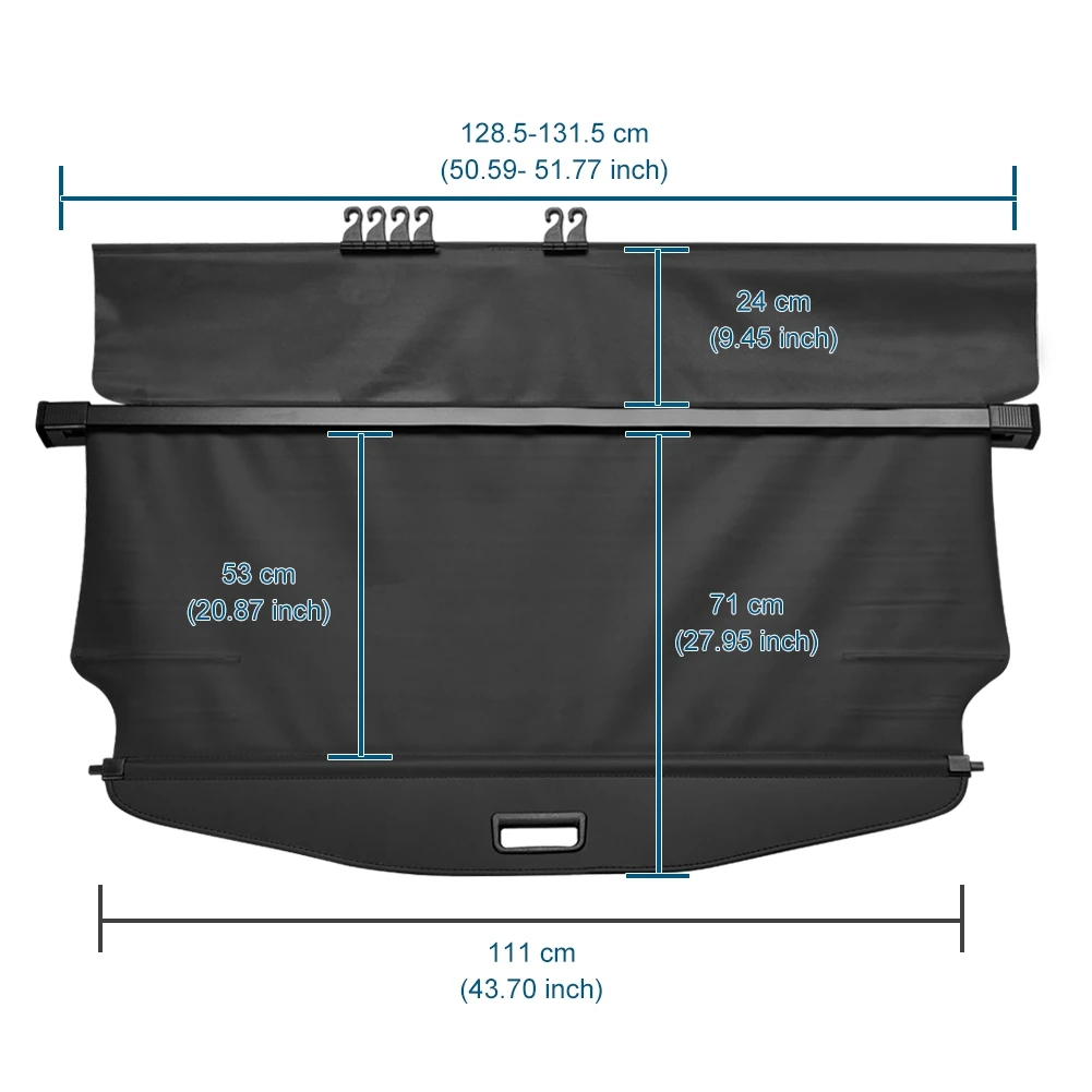 Fit for Chevrolet Equinox 2018-2020 Car Boot Rear Trunk Cargo Shade Security Shield Cover