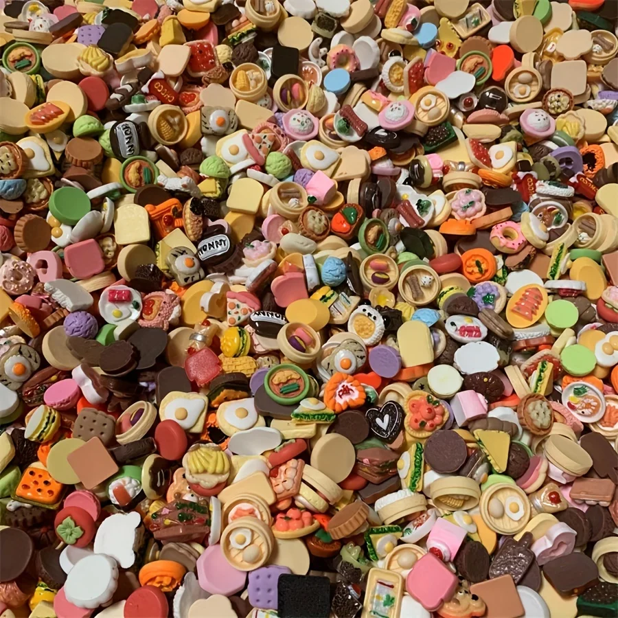 20PCS Carino In Miniatura Simulazione Mini Modello di Cibo Per Action Figure Bambole In Resina Casa Accessori 1/12 FAI DA TE Playtend Gioca Giocattoli