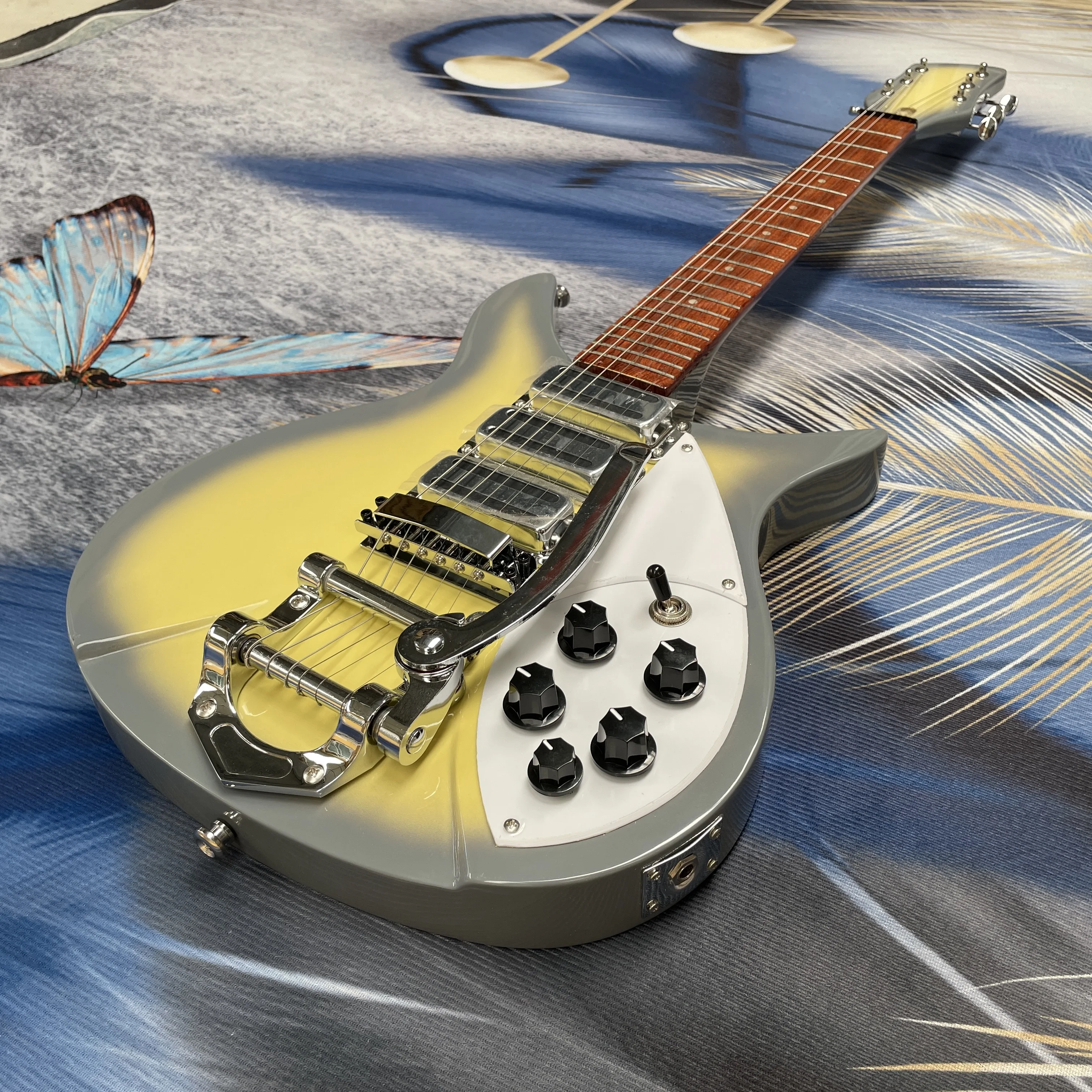 Six-string electric guitar,smooth feel rosewood fingerboard,high-output pickups guitars,electric  for rock performances guitarra view 3