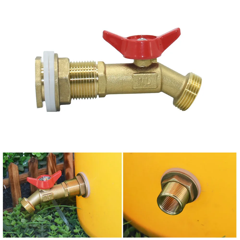 3/4 inch Brass Rain bucket Faucet Thread Connector Garden Faucet 3/4 inch NPT BSP Male Hose Thread Of Outdoor Hose Valve