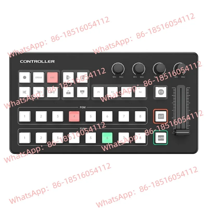 

MYTECH 8-Channel Mini Video Recorder Midi Panel USB PTZ Camera Streaming Arrivals Video Switcher Mixer 8-Channel Housing