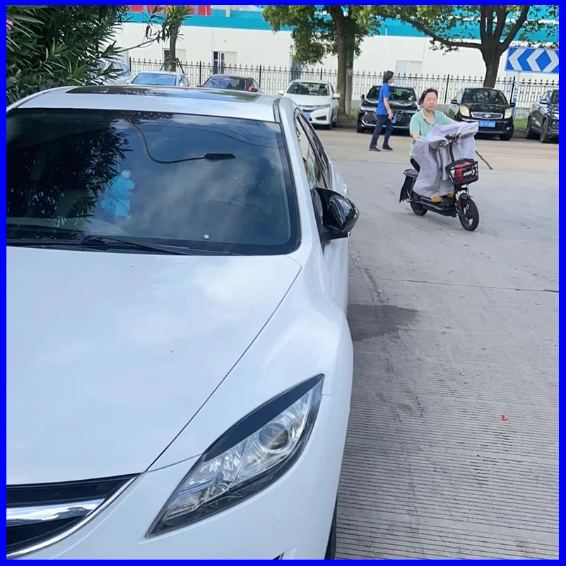 

Car Styling For Mazda 6 GH 2009-2012 Side Rearview Mirror Cover Cap Trim With Horn Housing Decorative Auto Parts Accessories