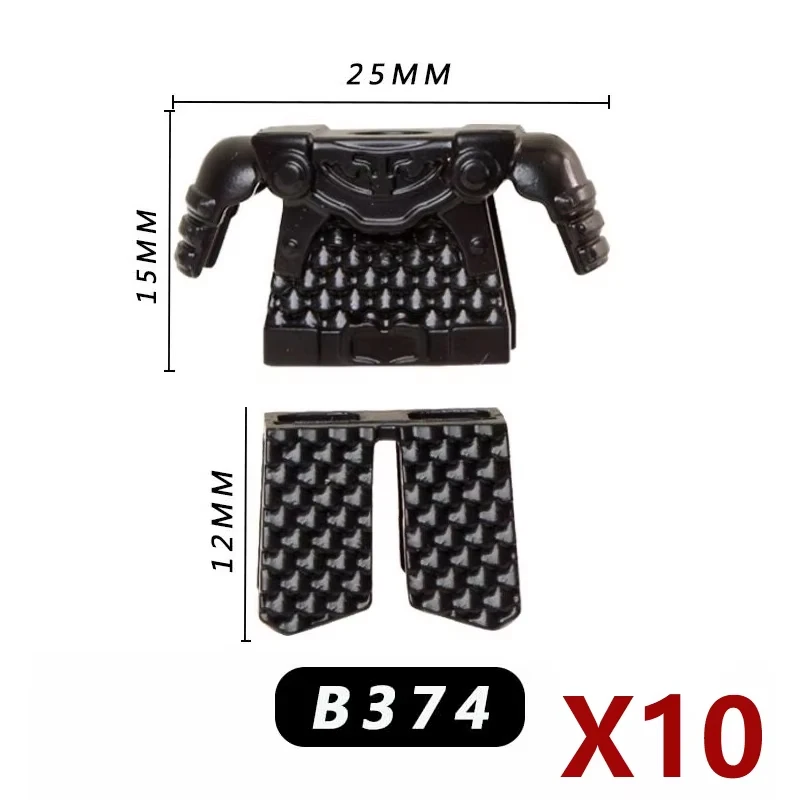 MOC Medieval Military Building Blocks Rohan cavalry Waffen Accessories Knights Soldiers Helmet Armor Spear Sword Sickle Bow Toys