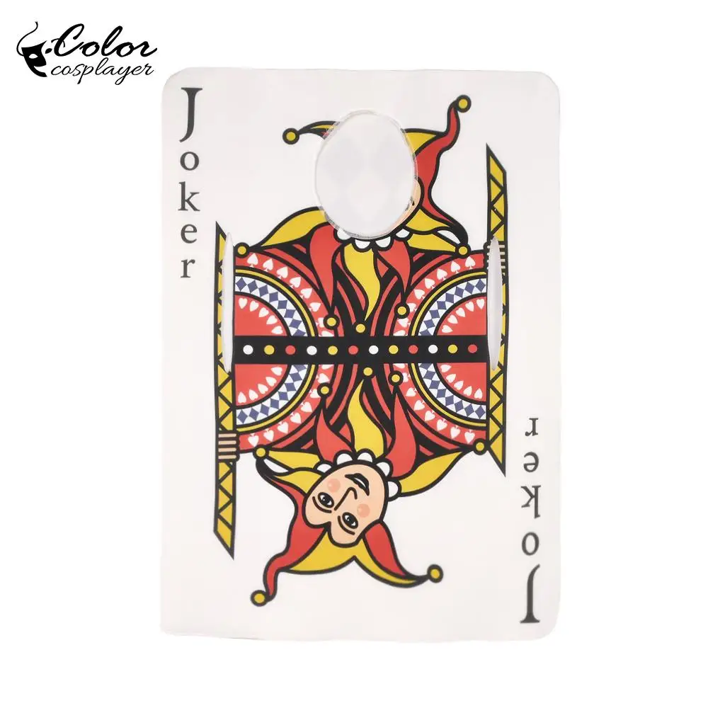 Color Cosplayer Poker Costume King Spades A Cosplay Outfit Carnival Wear Sponge Party Props Woman Man Carnival Purim Suit