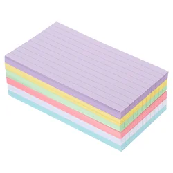 300 hojas de tarjetas de índice de colores, almohadillas de notas de palabras pequeñas, tarjetas de aprendizaje, Crea tus propios suministros de oficina grandes