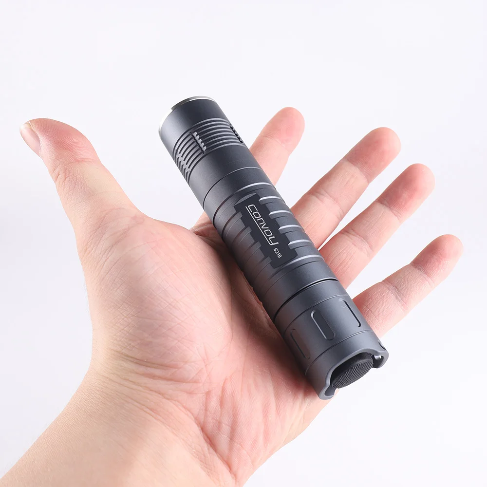 Convoy Flashlight S21B SST40 Led Lanterna Portable Torch Flash Light Tactical 21700 Lantern Fishing Camping Working Latarka