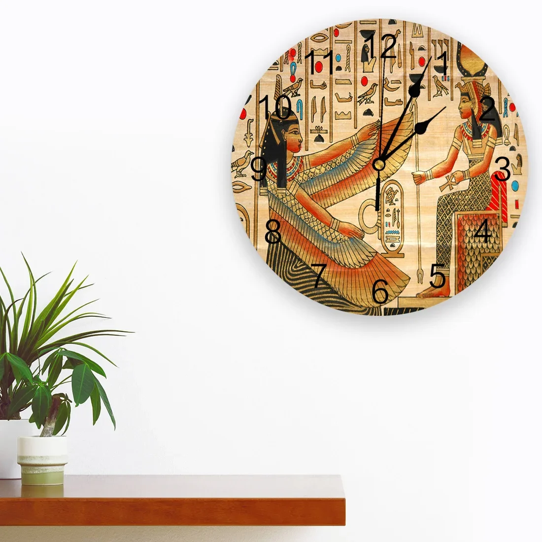 Egypt Character Desert Wall Retro Wall Clock Modern Bedroom Art Clocks Personality Living Room Fashion Wall Watch