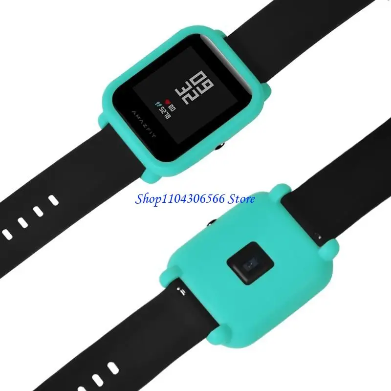 02DD Smartwatch Shockproof Protective Cover Silicone Dustproof Case Wear-resistant
