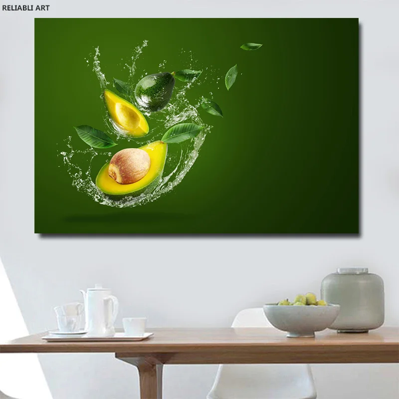 Nordic Style Kitchen Living Room Decoration Painting Fresh Fruit  Poster Canvas Art Prints  Modern Home Decor Wall Art Picture