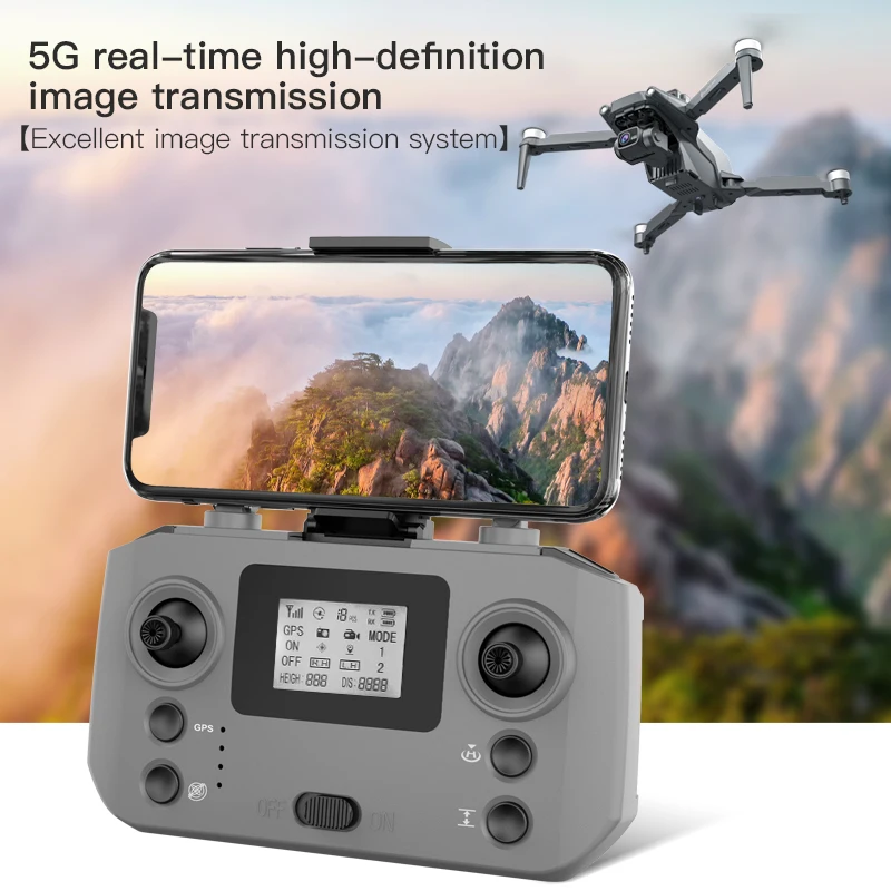 L600 PRO MAX Drone FPV 4K HD podwójny aparat GPS prąd optyczny 5G WiFi 3-osiowy przeciwwstrząsowy bezszczotkowy zabawkowy dron do unikania przeszkód