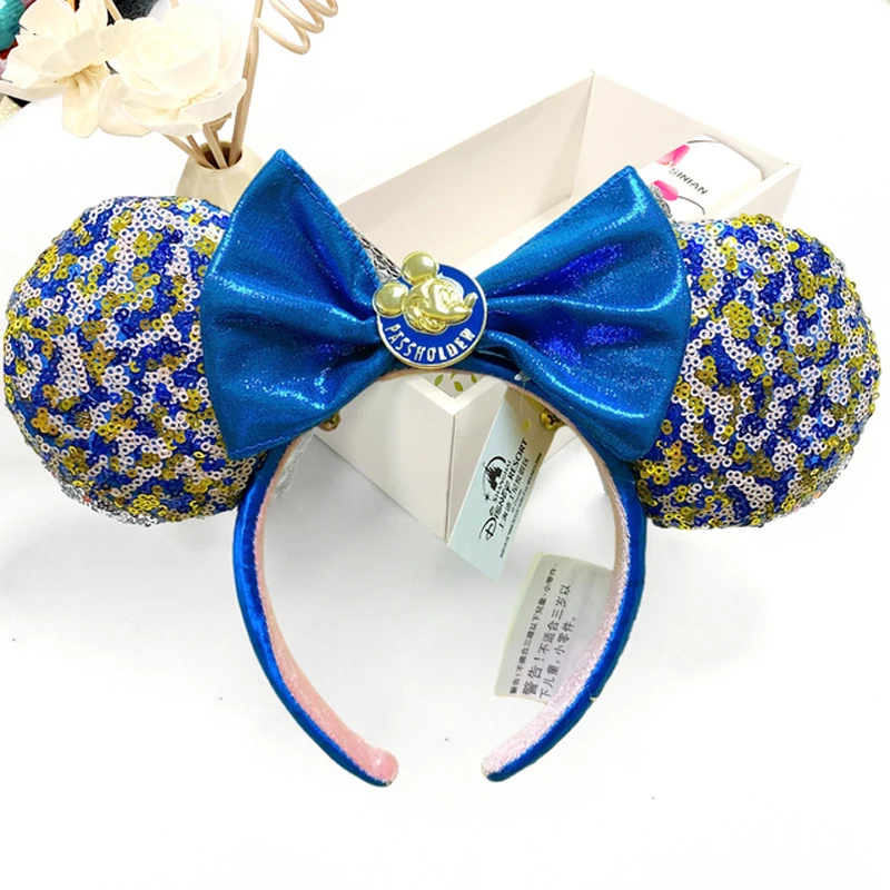 

Головная повязка с Микки-бантом, элегантное платье, украшение для принцессы, костюм для косплея, праздничный день рождения, фотоподарок для девочек