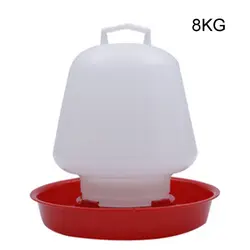 Y166 Automatic Chicken Waterer for Poultry Birds Hanging Chicken Waterer with Handle Easy to Clean Water Bucket 1.5L 3L 8L