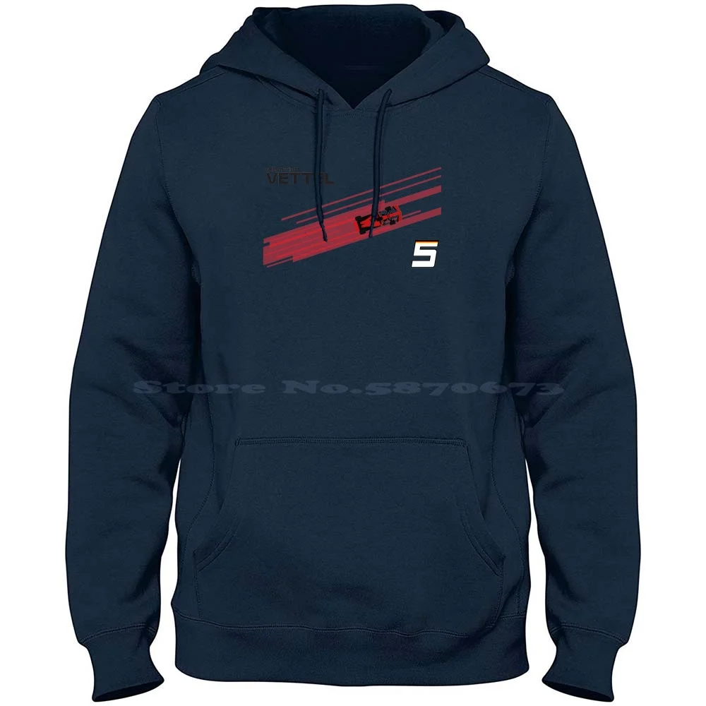 Vettel 5 100% Cotton Hoodie Sebastian Vettel 5 Sv 5