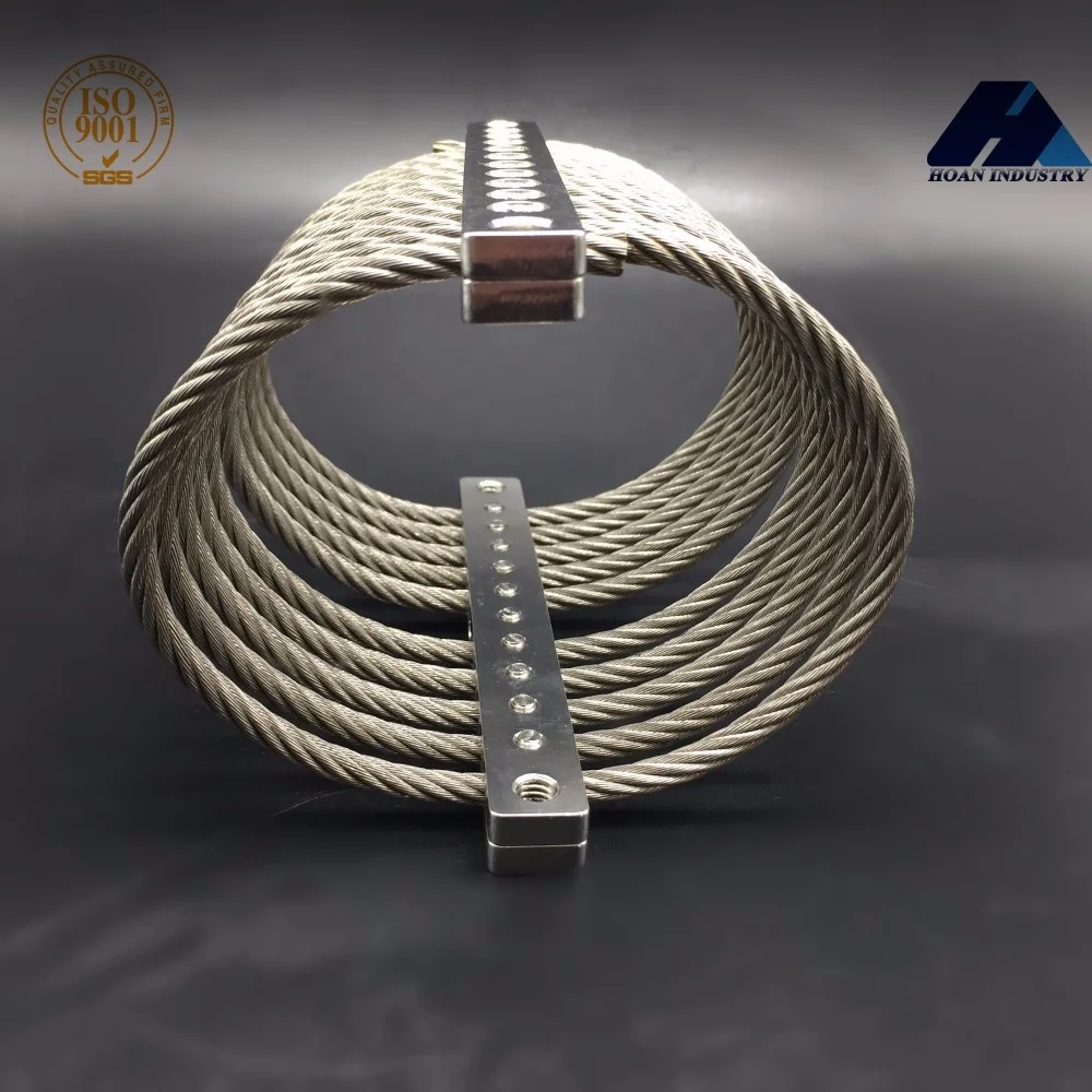 Aislador de cuerda de alambre compacto de acero inoxidable JGX-0480D-24A de construcción de barcos de exploración de aceite de Control de choque de vibración industrial