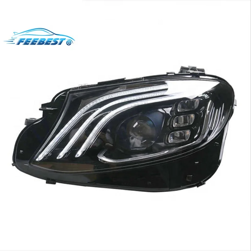 

Upgrade Facelift Full LED Car Headlight Assembly Headlamp for Mercedes Benz S Class W222 2228207961 2018 2019 2020 Head Lamp
