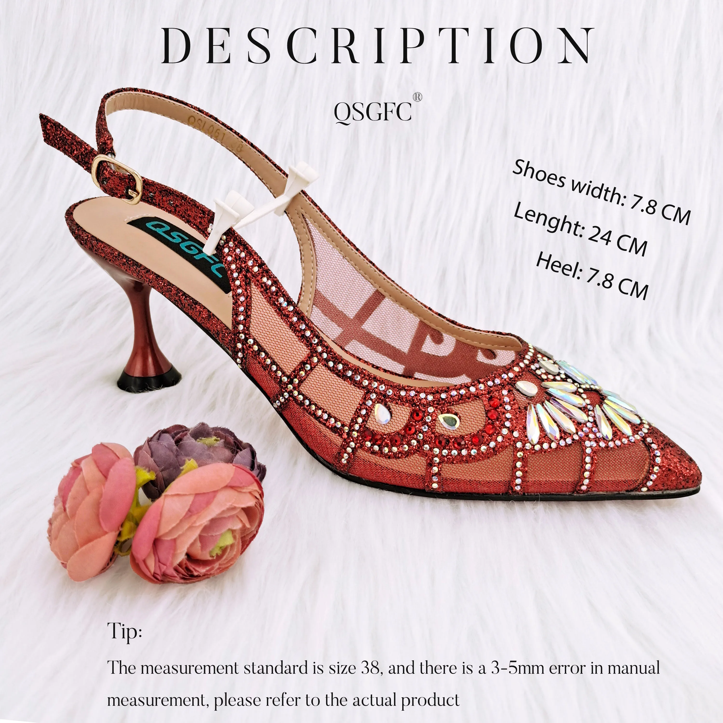 QSGDavid-Chaussures à Talons Aiguilles pour Femme, Strass, Design Creux, Jolie tu, Parker, Mode Italienne, Nouveau