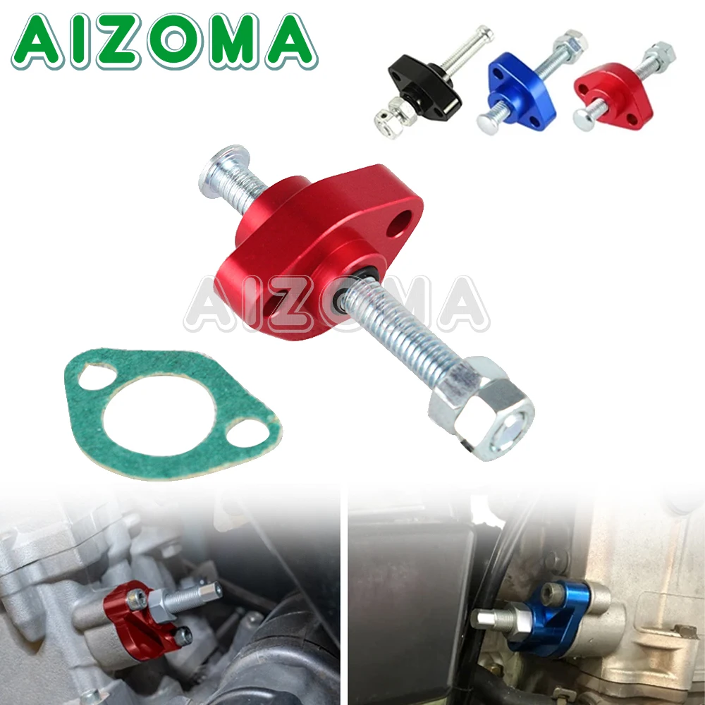 1pcs Blue Manual Cam Timing Chain Tensioner Adjuster For Honda ATC TRX 250/250x/300/300EX/350/450R/500/650/680 Fourtrax Foreman