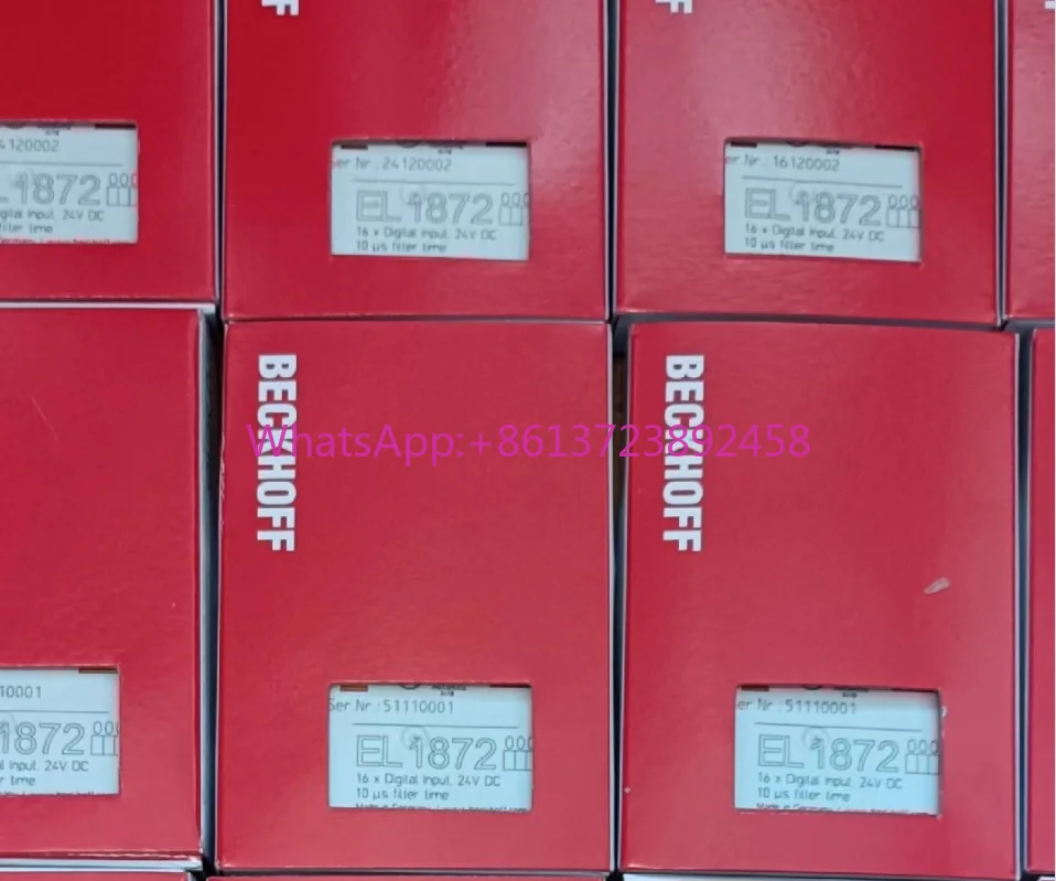 

New Beckhoff Module EL1872 EL1862 EL2872 SF Express Free Shipping Negotiation