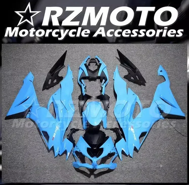 4Gifts New ABS Fairings Kit Fit For Kawasaki ZX-6R ZX6R 2019 2020 2021 2022 2023 636 19 20 21 22 23 Bodywork Set Custom Blue