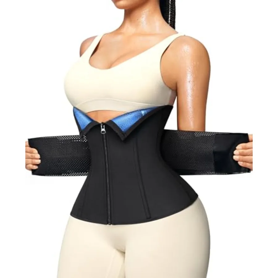 

Junlan Sweat Waist Trainer for Women - Sauna Waist Trimmer for Working Out