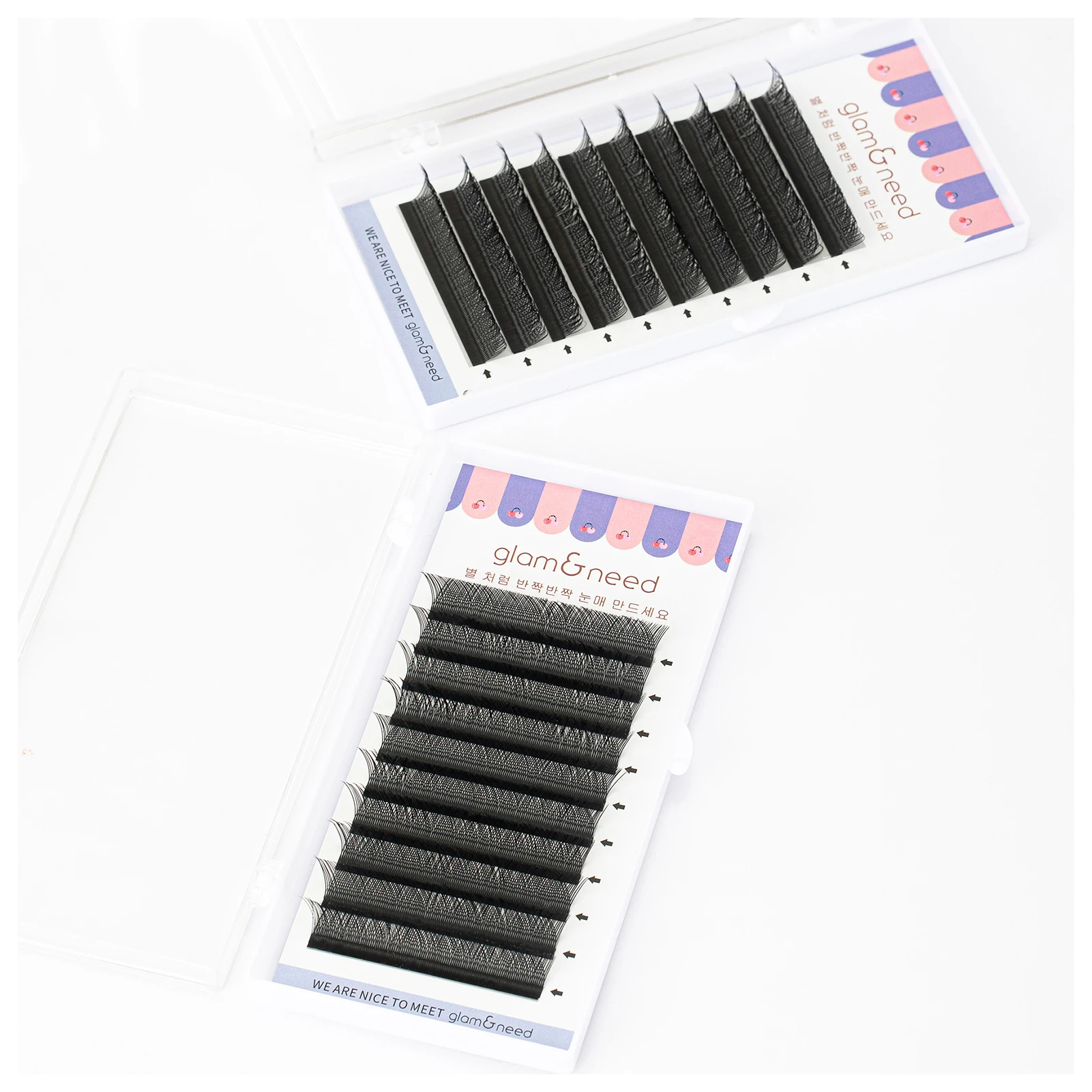 Y Shaped Grafting Eyelashes Sectional Split Tips Lashes Weaving Eyelashes for Women and Girls Makeup DIY