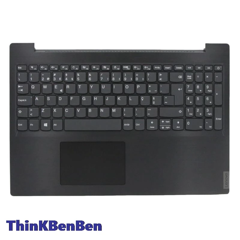 PT Portuguese Black Keyboard Upper Case Palmrest Shell Cover For Lenovo Ideapad L340 15 15IWL 15API 5CB0S16617