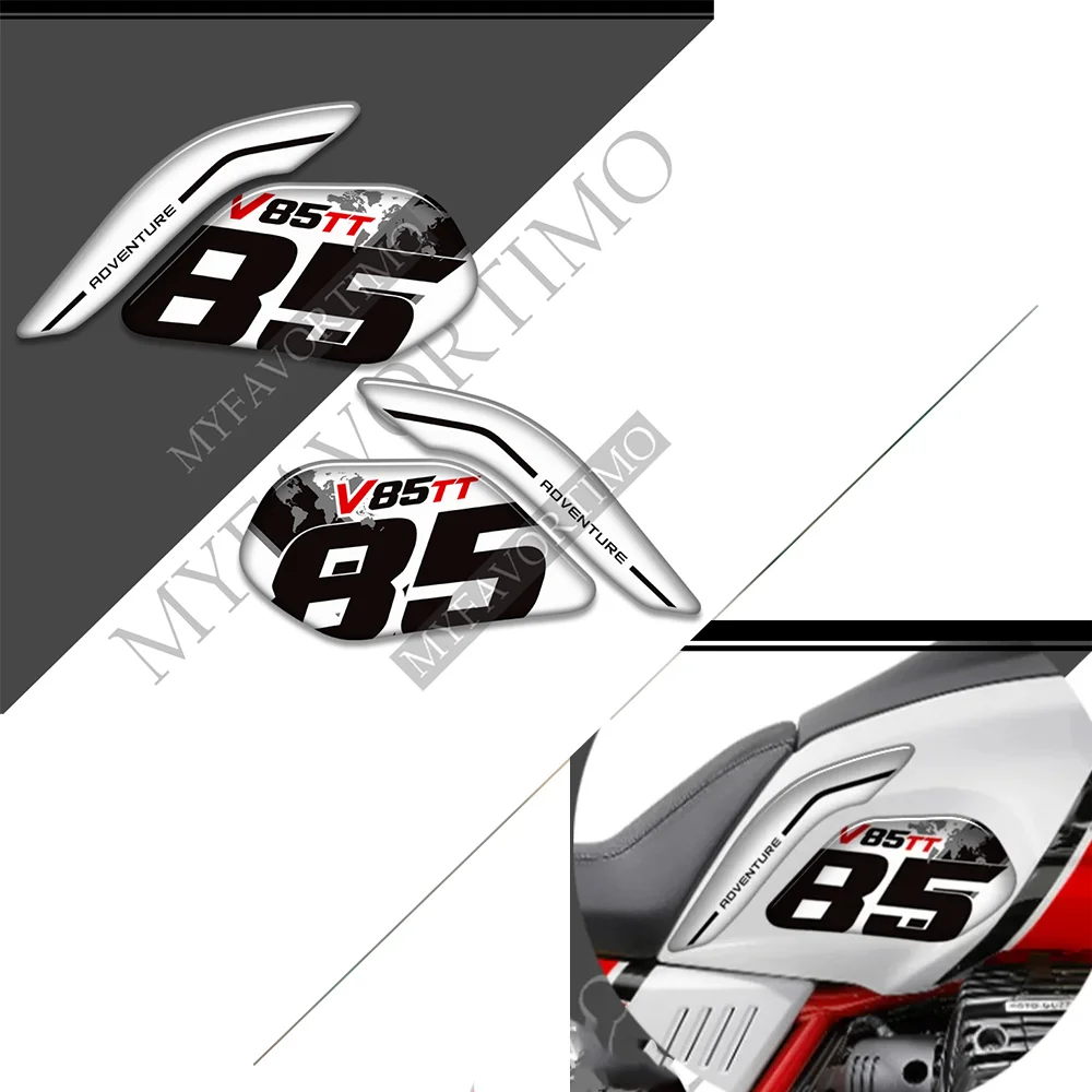 

For Moto Guzzi V85TT V85 TT Motorcycle Fuel Tank Sticker Moto Decals