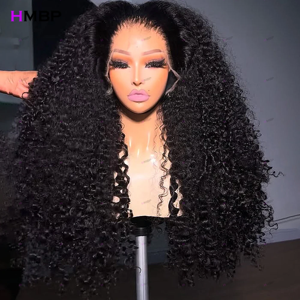 

Wear And Go Kinky Curly Glueless Wigs 450 Density 13×4 HD Lace Front Human Hair Wigs 100% Human Hair Wigs Pre Plucked For Women