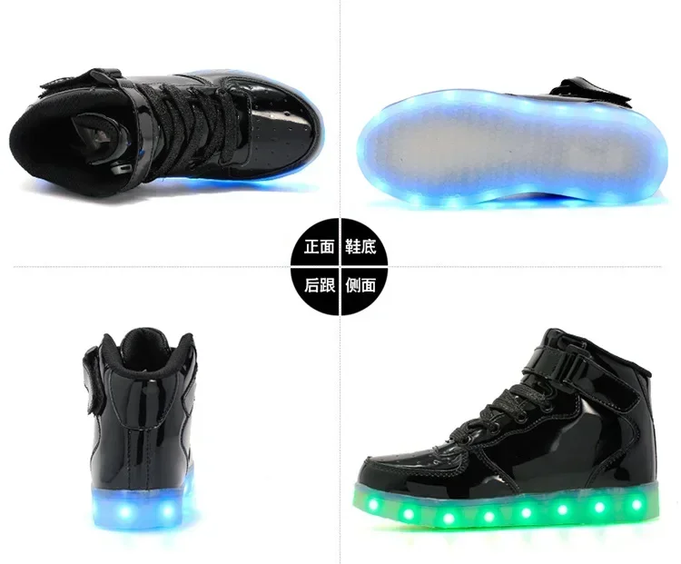 Size 25-42 Remote Control LED Shoes with Lights for Children & Adult Feminino Tenis for Kids Boys Girls Luminous Sneakers