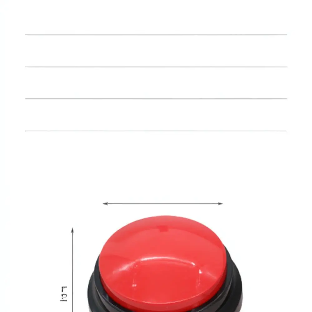Pet Talking Training Button Recordable Voice Sound Box Interactive Dog Communication Toy Speech Learning Aid Tool