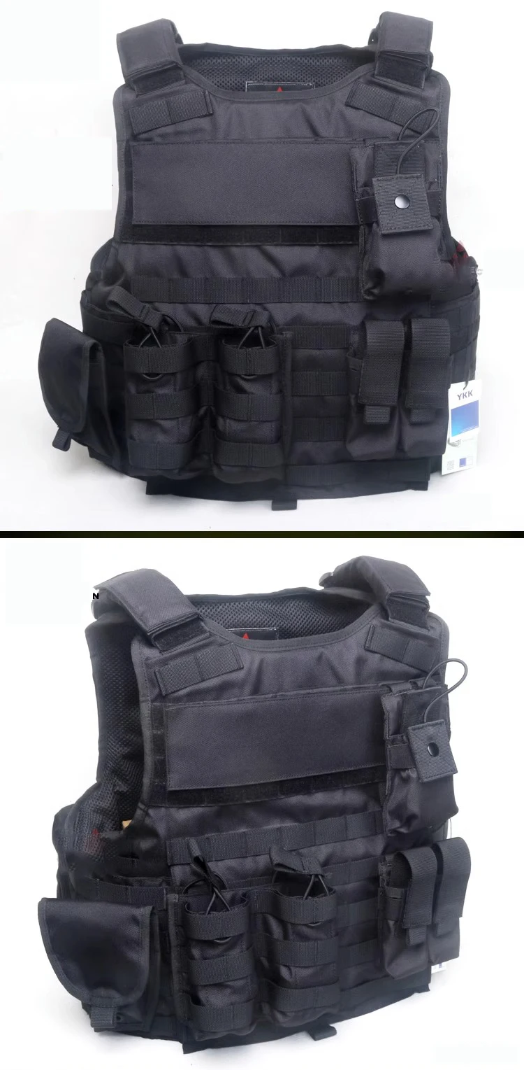 Chaleco táctico portaplacas ligero MOLLE para airsoft y uso militar - imagen 4
