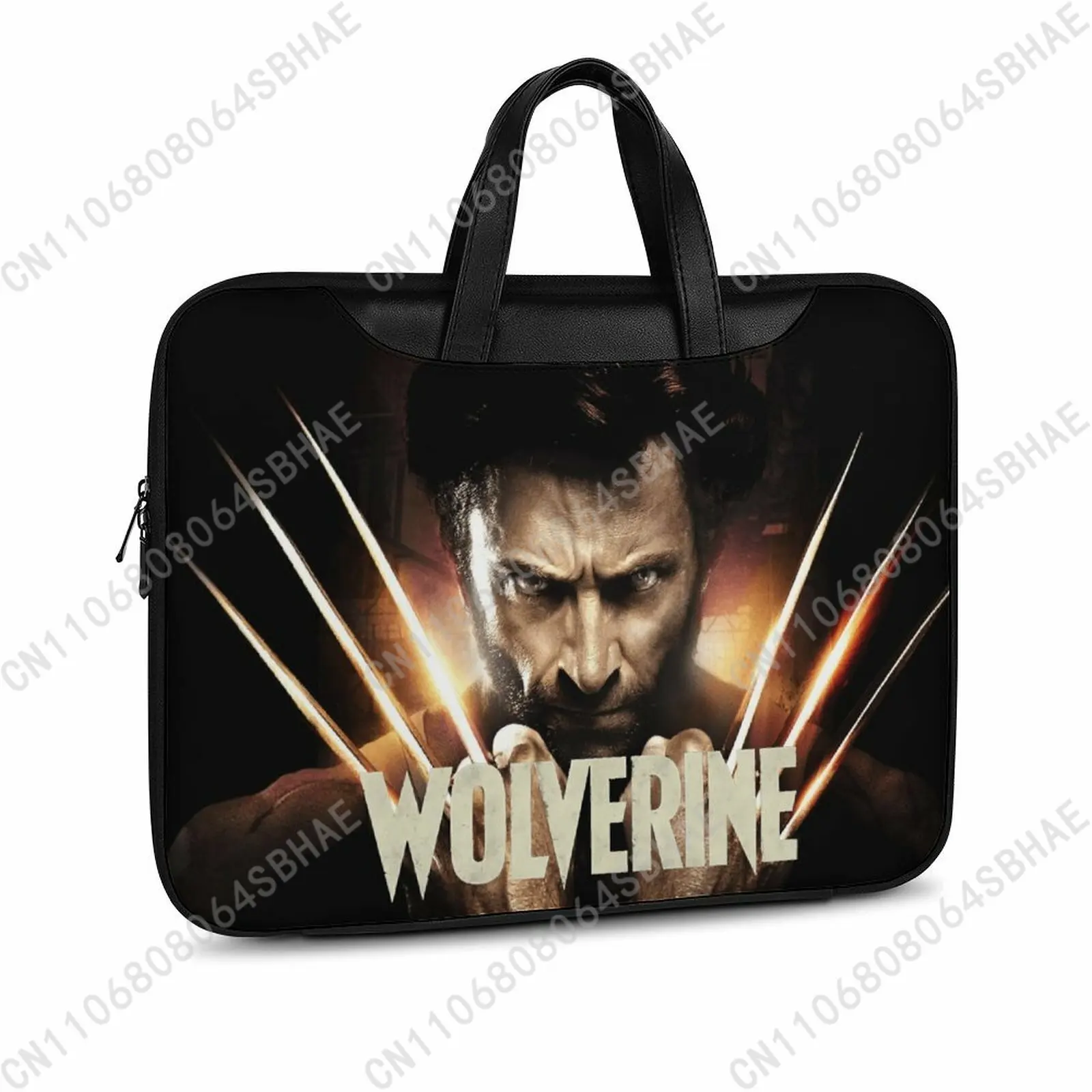 

Marvel Wolverine Custom Leather Briefcase Men Woman Laptop Bag Business Retro Genuine Leather Computer Cosplay