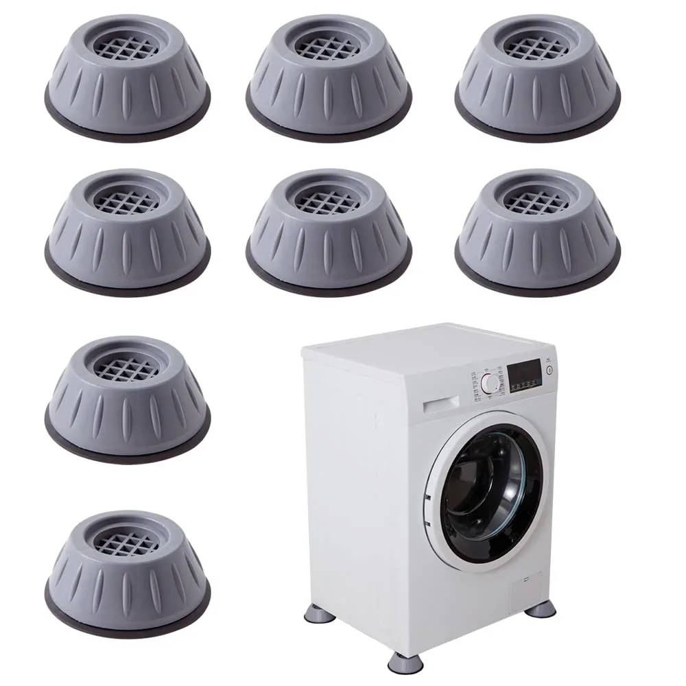 4PCS Anti Vibration Feet Pads Rubber Legs Slipstop Silent Skid Raiser Mat Washing Machine Support Dampers Stand Furniture