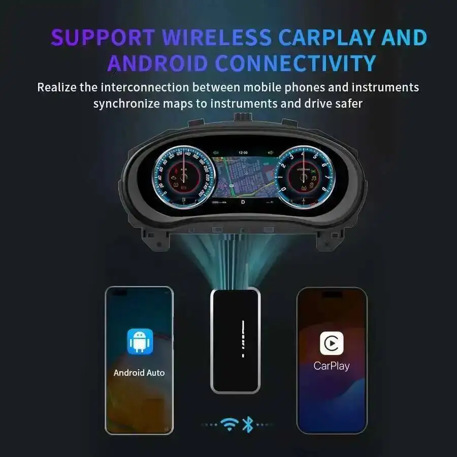 For Opel Astra J For Buick Excelle 2010-2014 LCD Map Colorful Display 12.3
