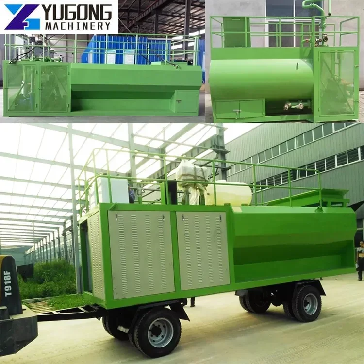 YG Hydroseeding Machine Hydroseeder Fast Sowing Llawn Spraying Machine Vehicle-mounted Grass Seed Sprayer Equipments Hydroseeder