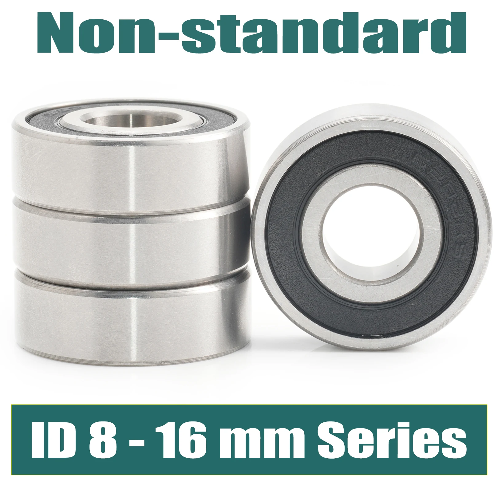 4pcs Non-Standard Ball Bearings Inner Diameter 8 10 11 12 13 14 15 16 mm Out Diameter 23 26 28 30 31 32 34 35 37 38 40mm 2RS ZZ