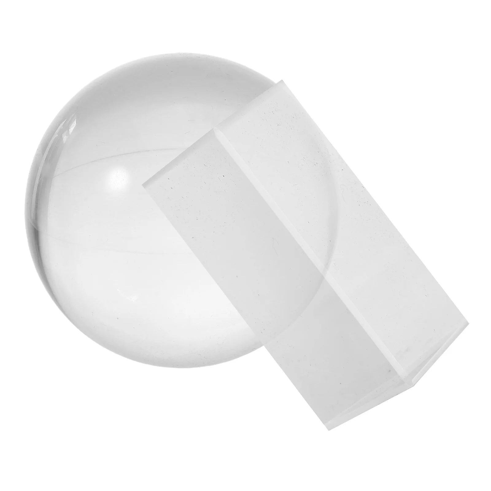 

2Pcs Optical Crystal Prism Clear Triangular for Photography Physics Teaching Science Classroom Light Refraction Prism