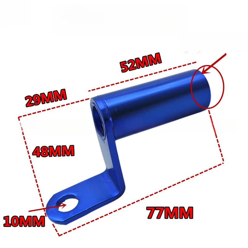 

Motorcycle Electric Vehicle Rearview Mirror Extension Bracket Aluminum Alloy Extender Headlight Bracket Multi-Function Bracket N