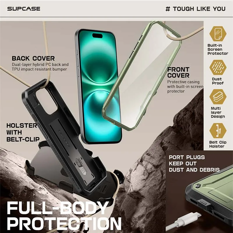 SUPCASE For iPhone 16 Pro Max Case 6.9\