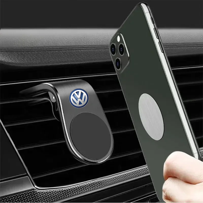 Magnetic Car Phone Holder in Car Phone Stand Clip Mount for Volkswagen VW R Golf 4 5 Passat Beetle Tiguan Polo