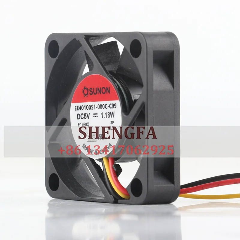 New SUNON 4010 4CM EE40100S1-000C-C99 DC5V1.18W Magnetic suspension super quiet cooling fan