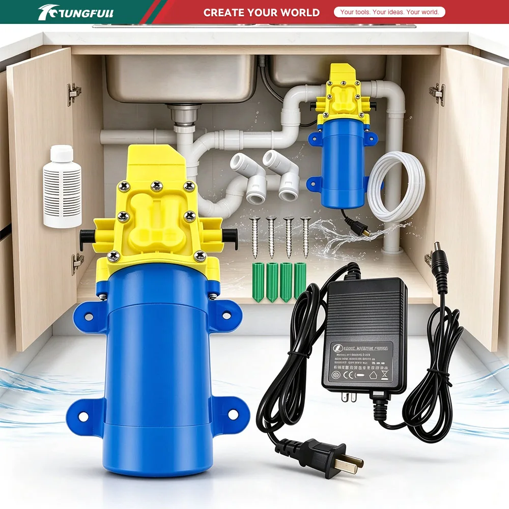 24V Self Priming Water Booster Pump Household Water Purifier Pump Motor General Accessories 30W 40W Water Pumping Tool