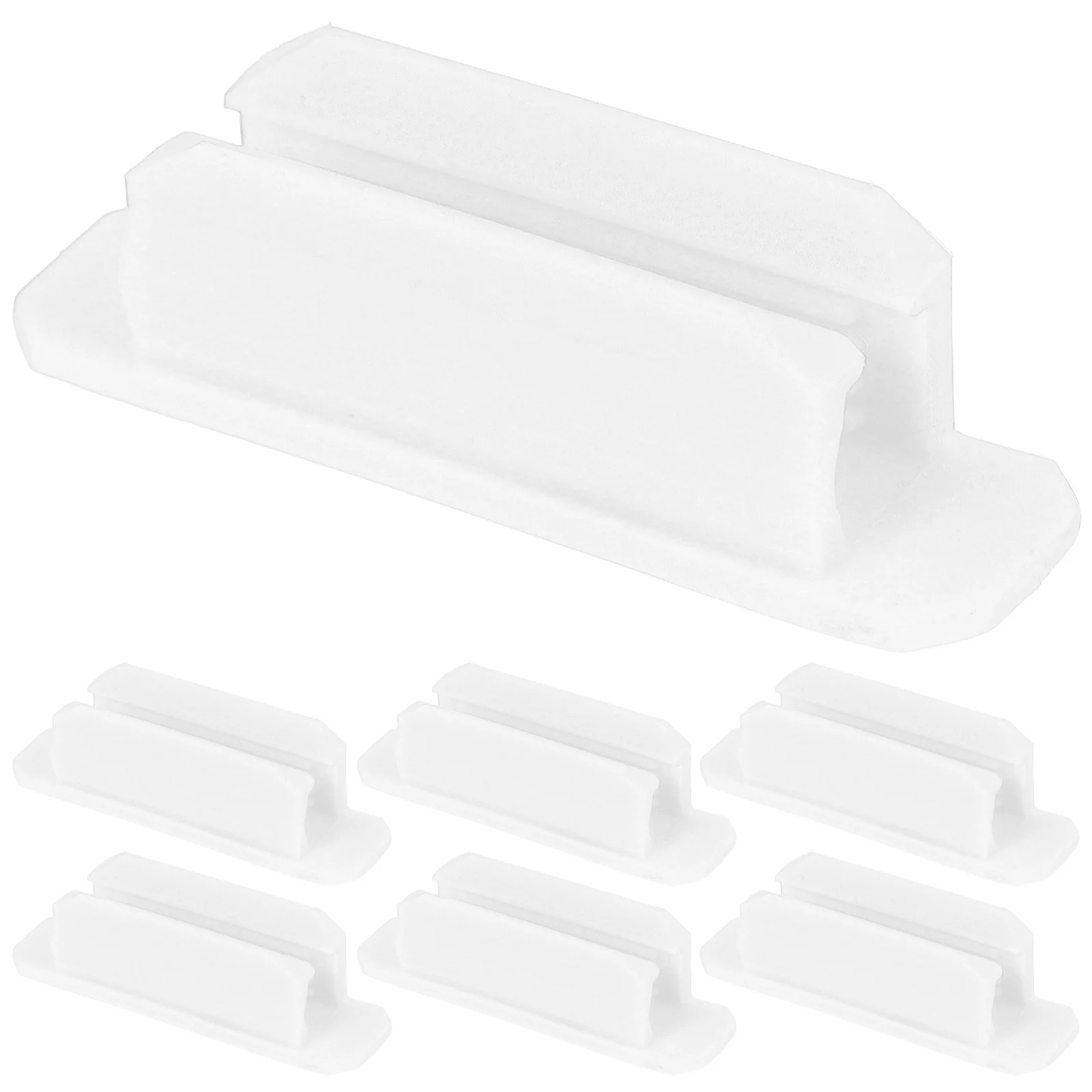 

10Pcs Small Pen Holder Clips Silicone Adhesive Pen Clamps Desk Markers Holders Portable Pencil Clip Desk Markers Holders