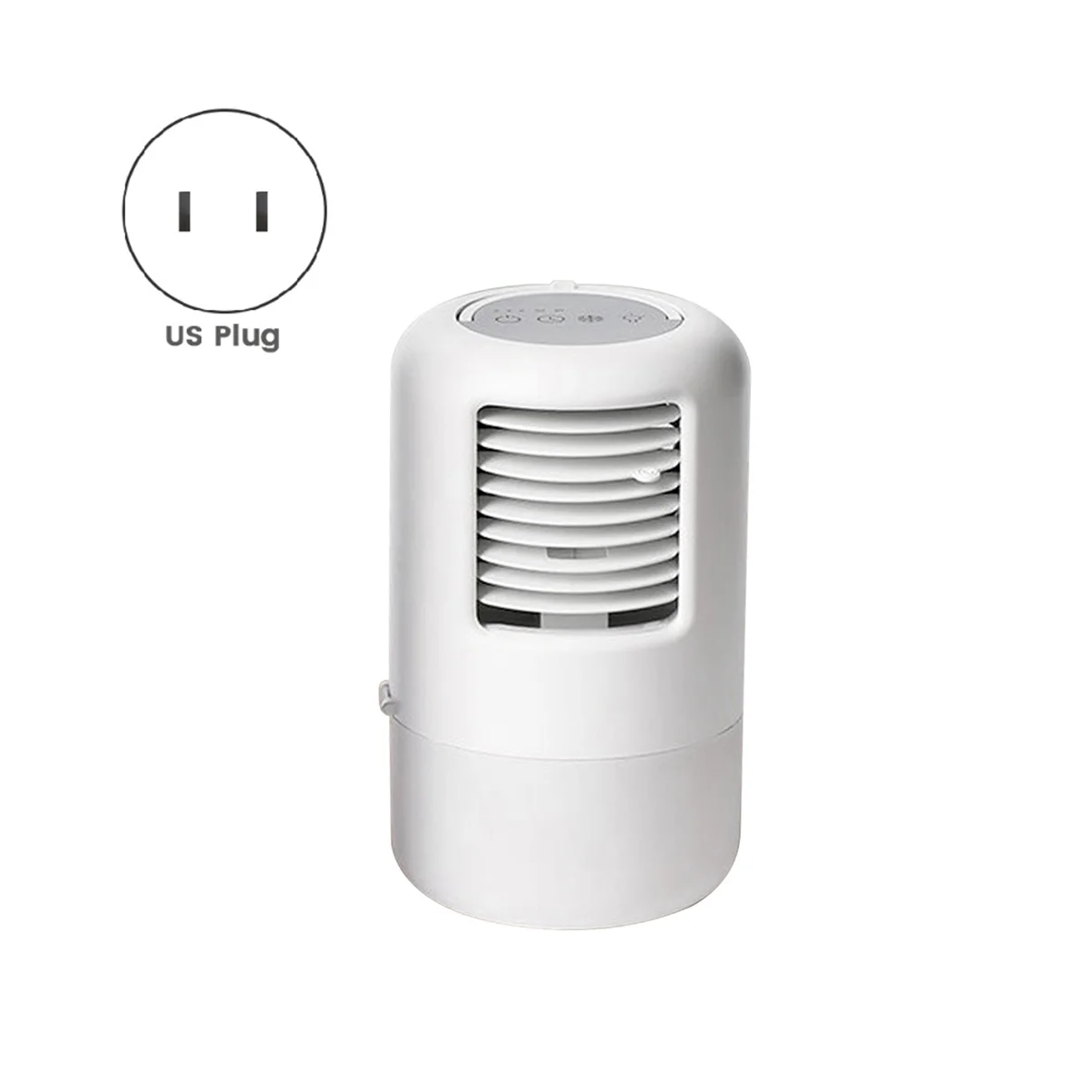 سطح المكتب تكييف الهواء مروحة صغيرة محمولة قابلة للشحن مكتب المنزلية الملونة المحيطة ضوء رذاذ مروحة مع الولايات المتحدة التوصيل