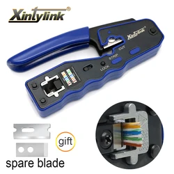 Xintylink rj45 strumento di crimpatura pinza di rete pinza cat5 cat6 8p rj 45 spelafili per cavi ethernet pinza per taglierina clip lan