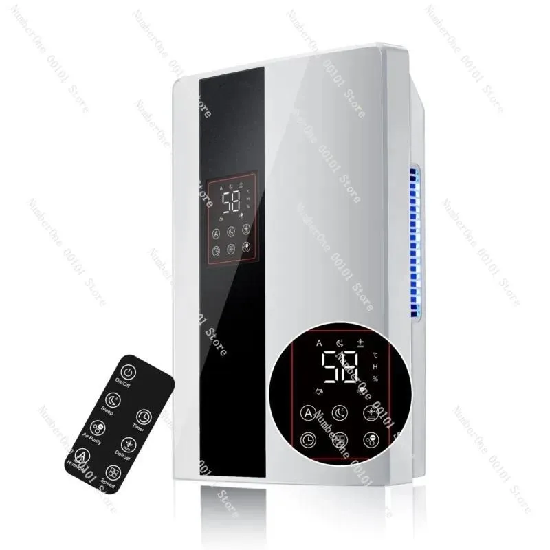 Dehumidifier Household Silent Drying Machine Basement Moisture Absorber For Home Room Air Dryer Remove Humidity Back To