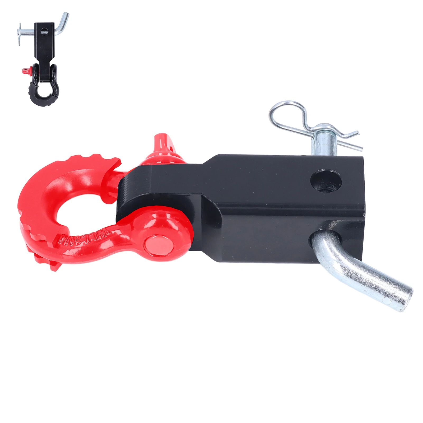 Vehicle Recovery Towing Accessories Rustproof Universal Shackle Hitch Receivers High Strength for  for Cars for Trucks